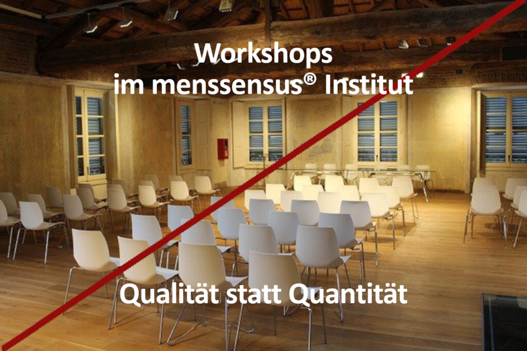 Ablauf der Therapie-Workshops im menssensus Institut in Zülpich